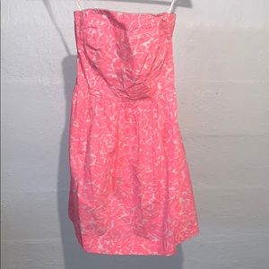 Lilly Pulitzer strapless dress